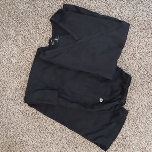 Womens s scrub set, buttersoft, medium, black